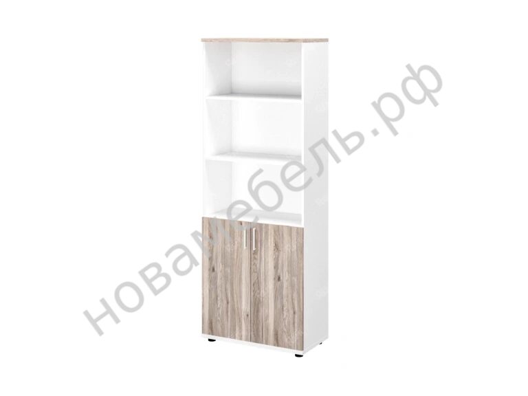 Шкаф офисный полуоткрытый