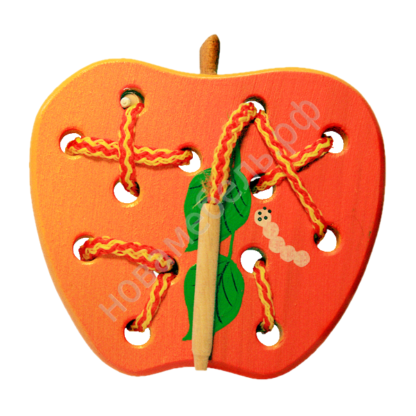 Шнуровка "Яблоко" плоская